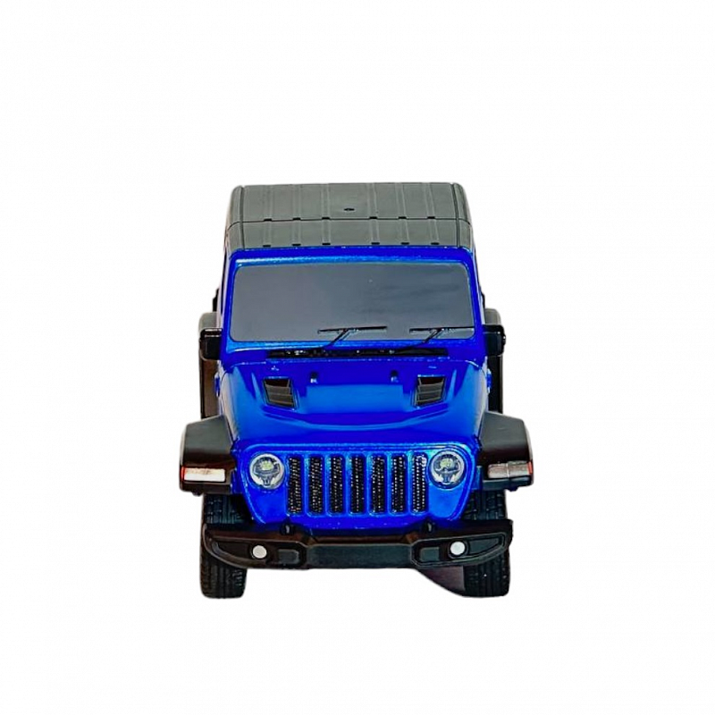 Машина радиоуправляемая Внедорожник Jeep Wrangler 1:22 синий со светом