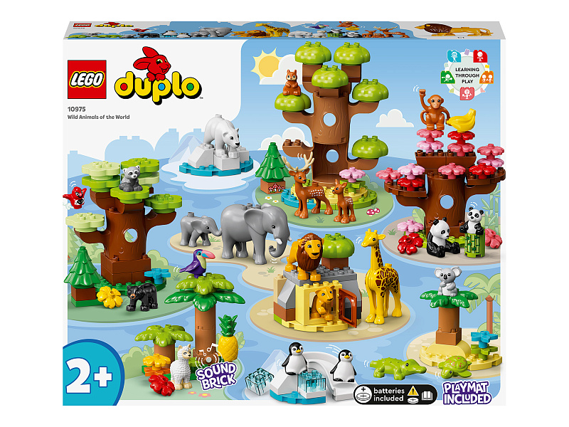 Конструктор LEGO Duplo Дикие животные мира 10975