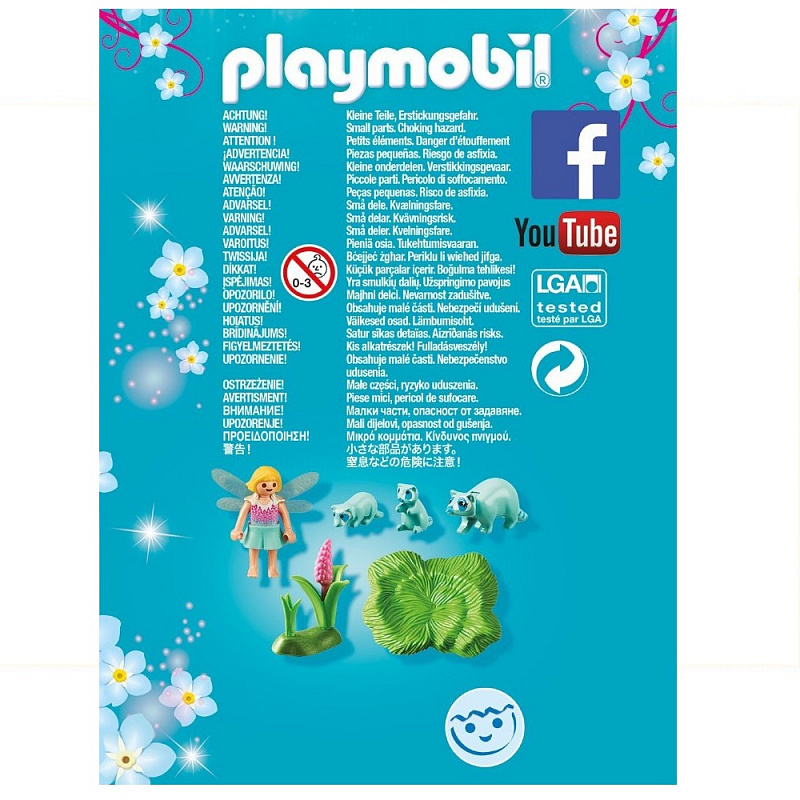 Игровой набор Playmobil Девочка-фея с енотами Феи