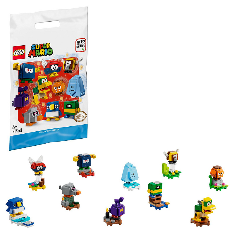 Конструктор LEGO Super Mario Фигурки персонажей 4 серия 29 деталей