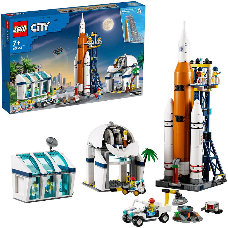 Конструктор LEGO City Космодром 1010 деталей