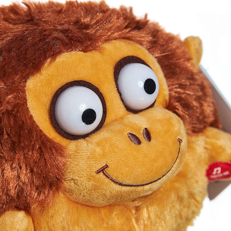 Мягкая интерактивная игрушка Shokid Смеющаяся обезьяна