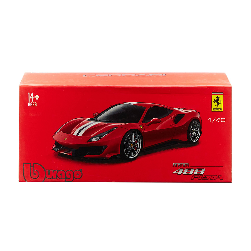 Машинка Ferrari Signature Ferrari 488 Pista 1:43 Bburago