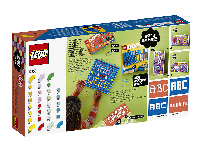 Конструктор LEGO DOTS Большой набор тайлов: буквы 41950