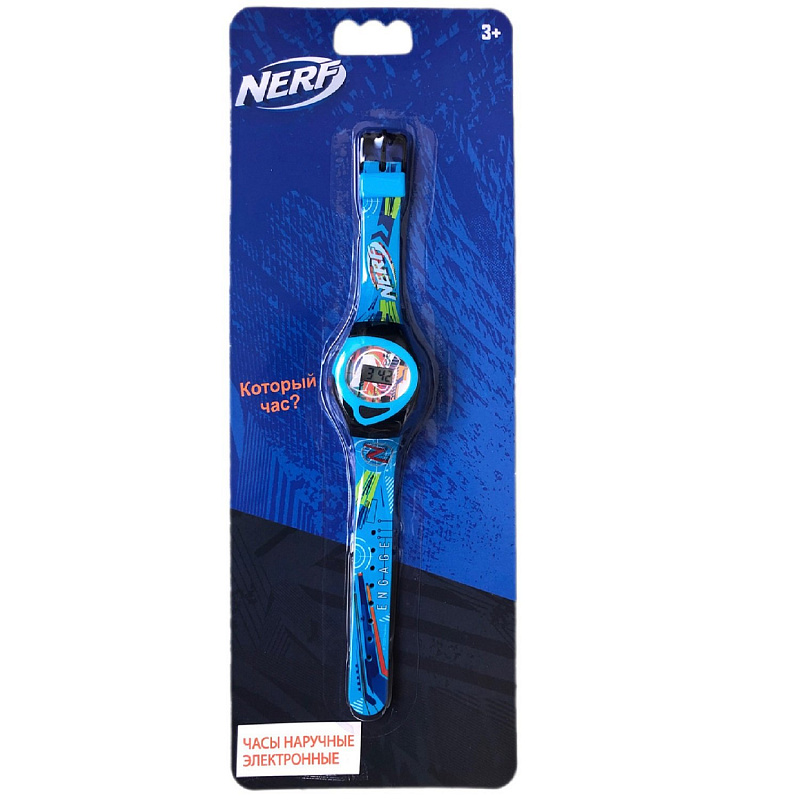 Часы наручные электронные NERF BulbBotz 21 см голубые