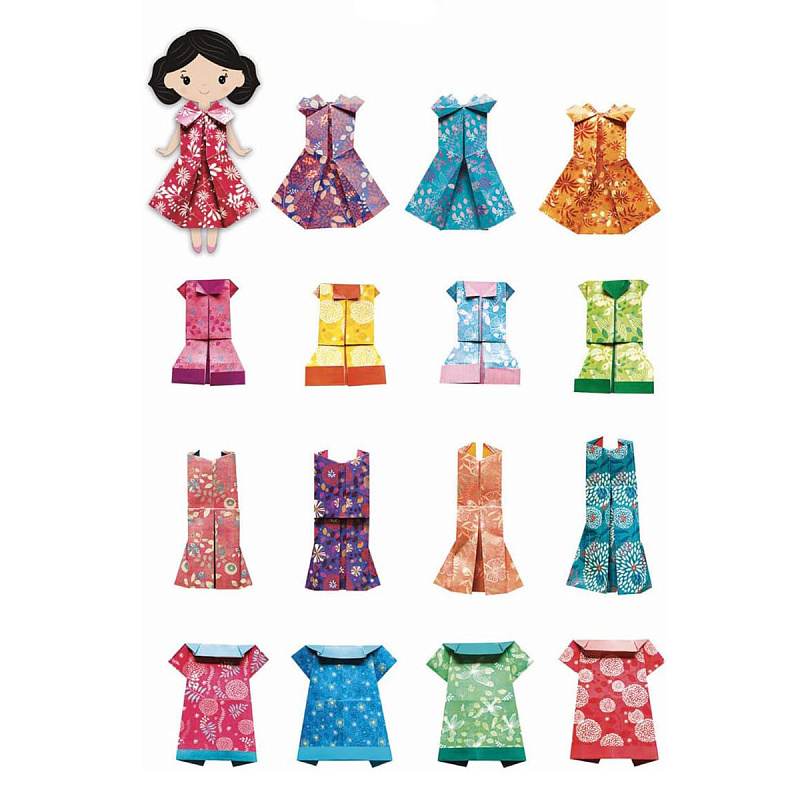 Набор для создания оригами Sycomore Платья для куклы 