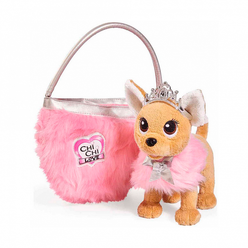 Мягкая игрушка Simba Chi-Chi Love собачка Чихуахуа Розовый камуфляж
