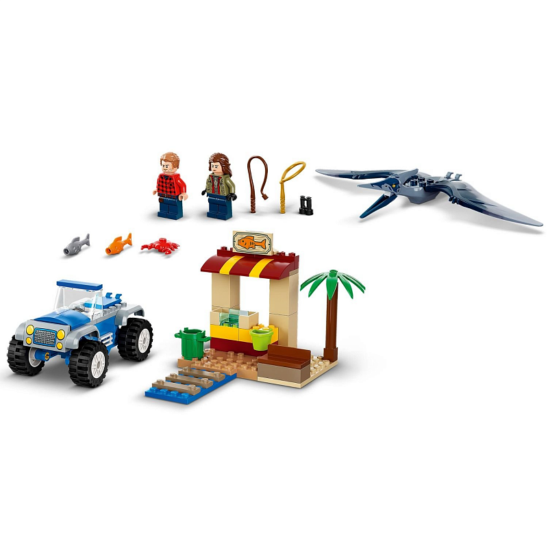 Конструктор LEGO Jurassic World Птеранодон Чейз Pteranodon Chase 94 детали