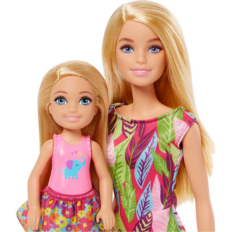 Игровой Barbie Набор кукла Барби и Челси с питомцами 