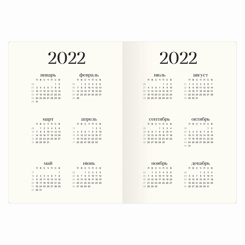 Ежедневник датированный 2022 год Be Smart 352 страницы 