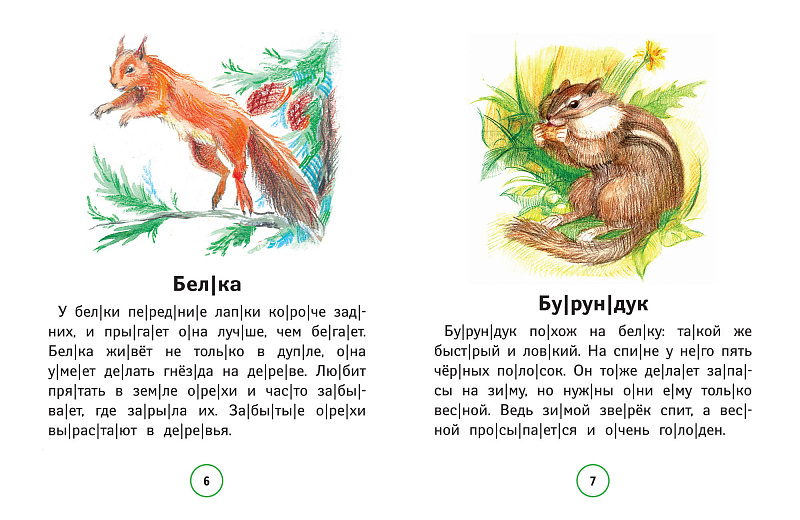 Книга Познавательные тексты для чтения: звери, птицы, рыбы Феникс ТД