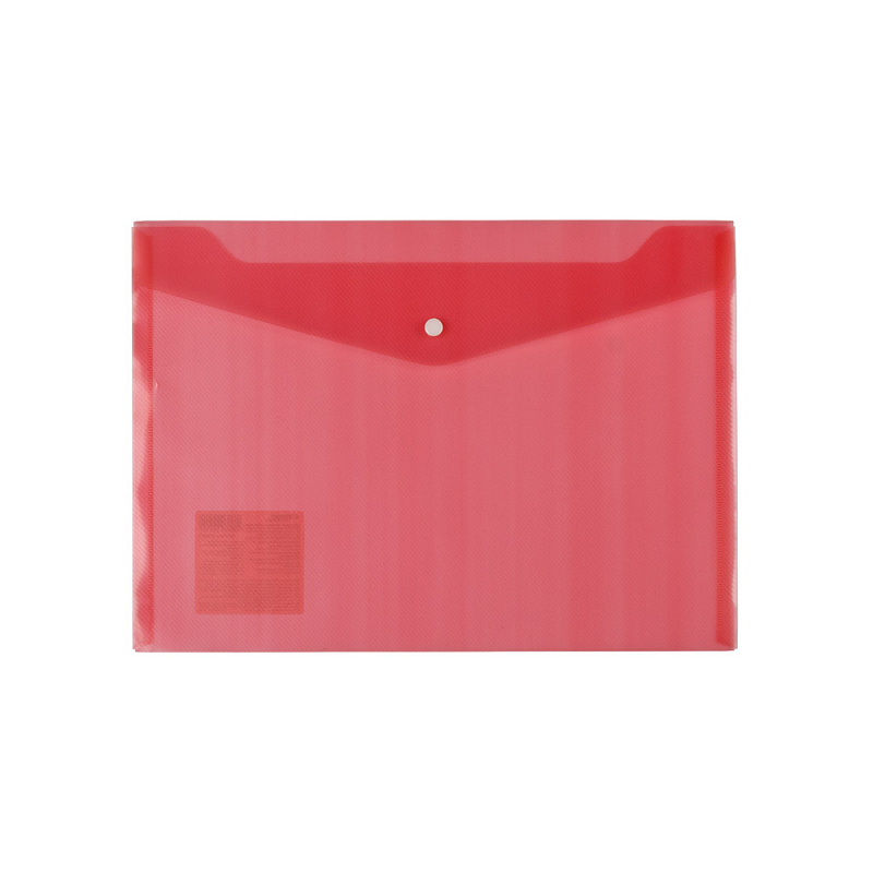Папка-конверт с кнопкой Expert Compleate 120мк красная