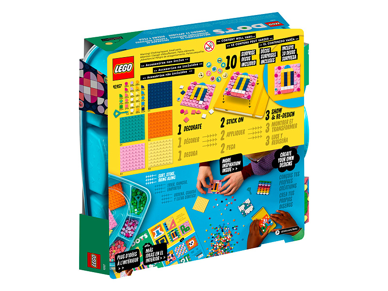 Конструктор LEGO DOTS Большой набор пластин-наклеек с тайлами 41957