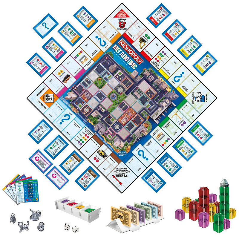 Настольная игра Монополия Мегаполис Monopoly