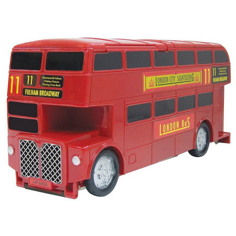 Игровой набор-переноска Лондонский автобус с машинками Motormax