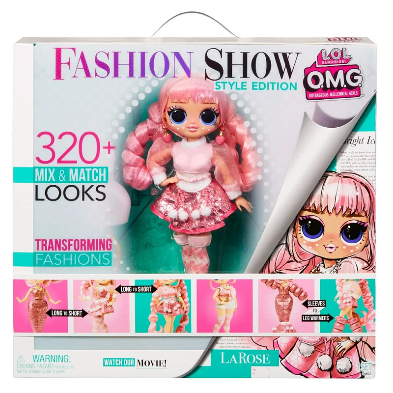 Кукла Lol Surprise Omg Fashion Show Ла Роуз с аксессуарами