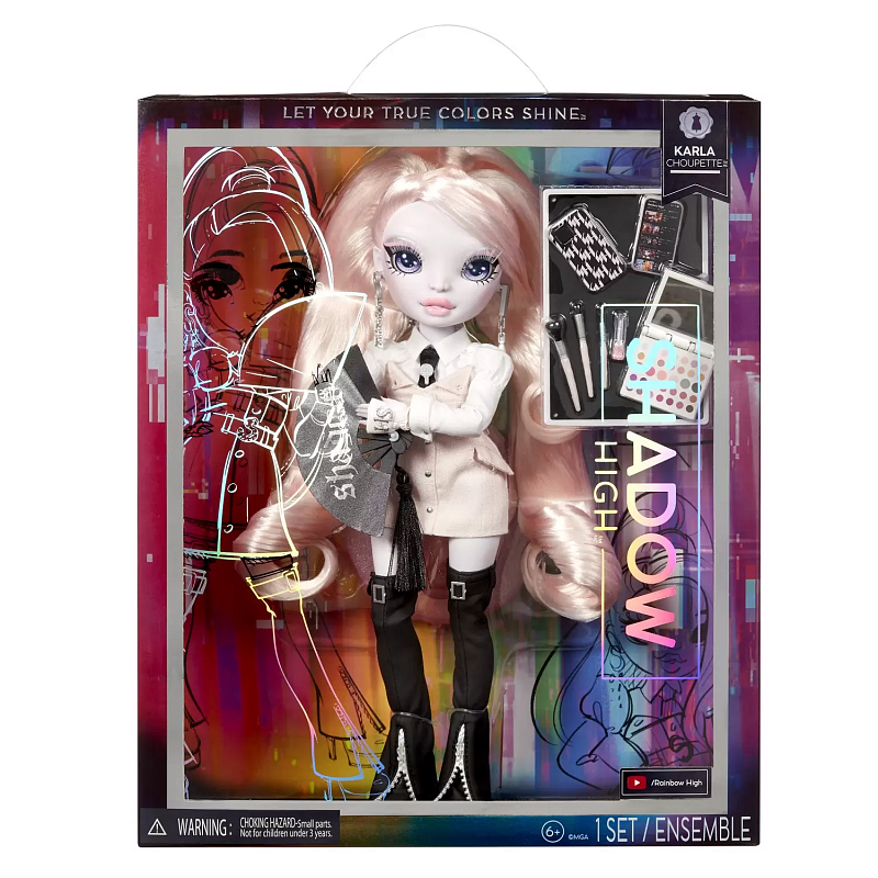 Кукла Rainbow High Карла Шупет Shadow с аксессуарами 