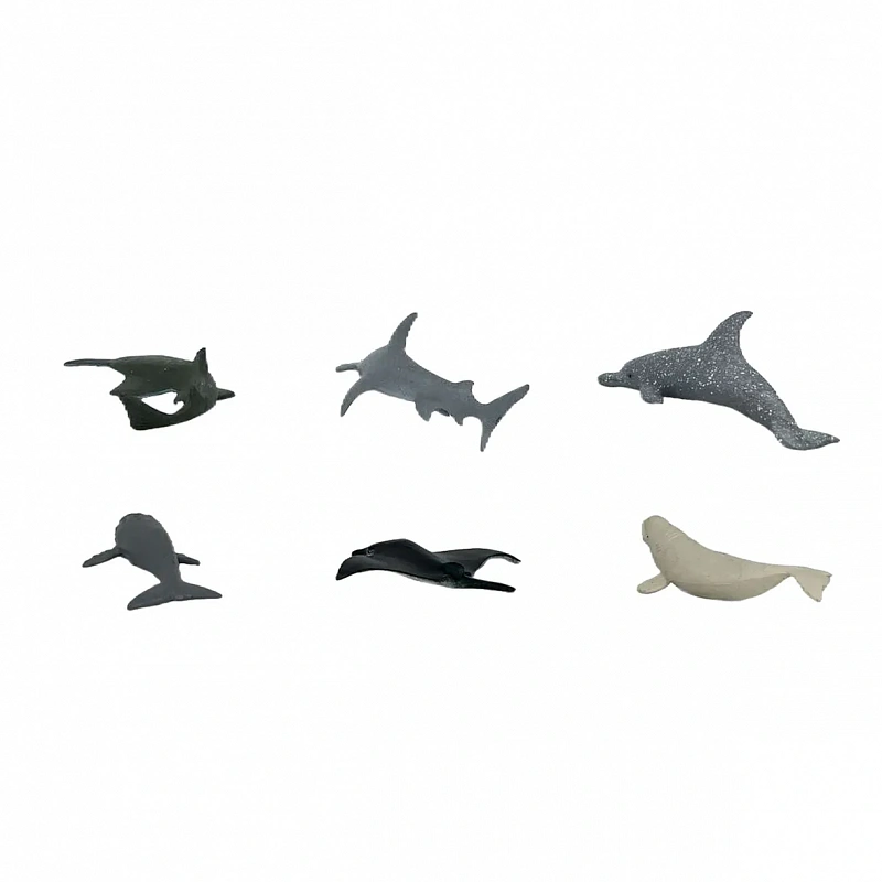 Набор фигурок Детское Время Animal Морские животные 6 видов 