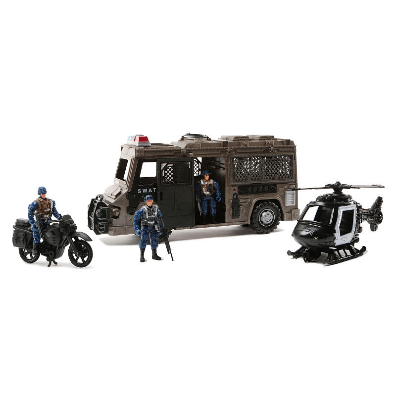 Игровой набор Полиция с транспортом JUDA