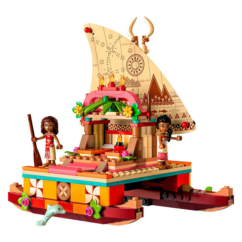 Конструктор LEGO Disney Лодка-путешественник Моаны 321 элементов