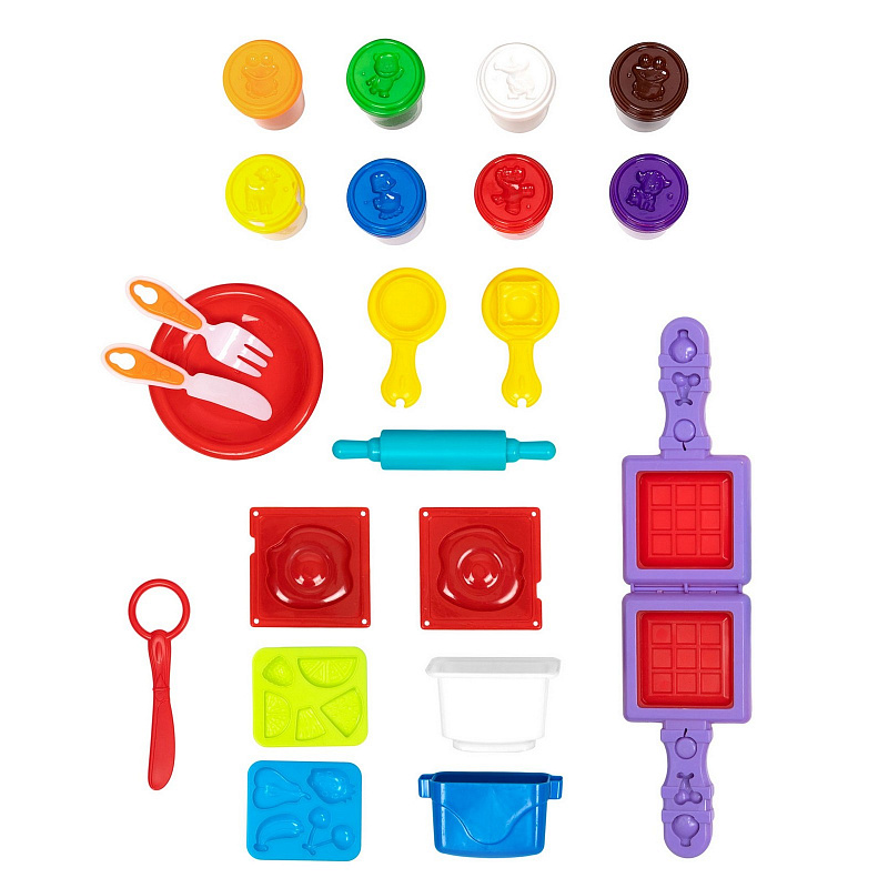 Набор теста для лепки и аксессуары  Готовим завтрак Kid's Toys