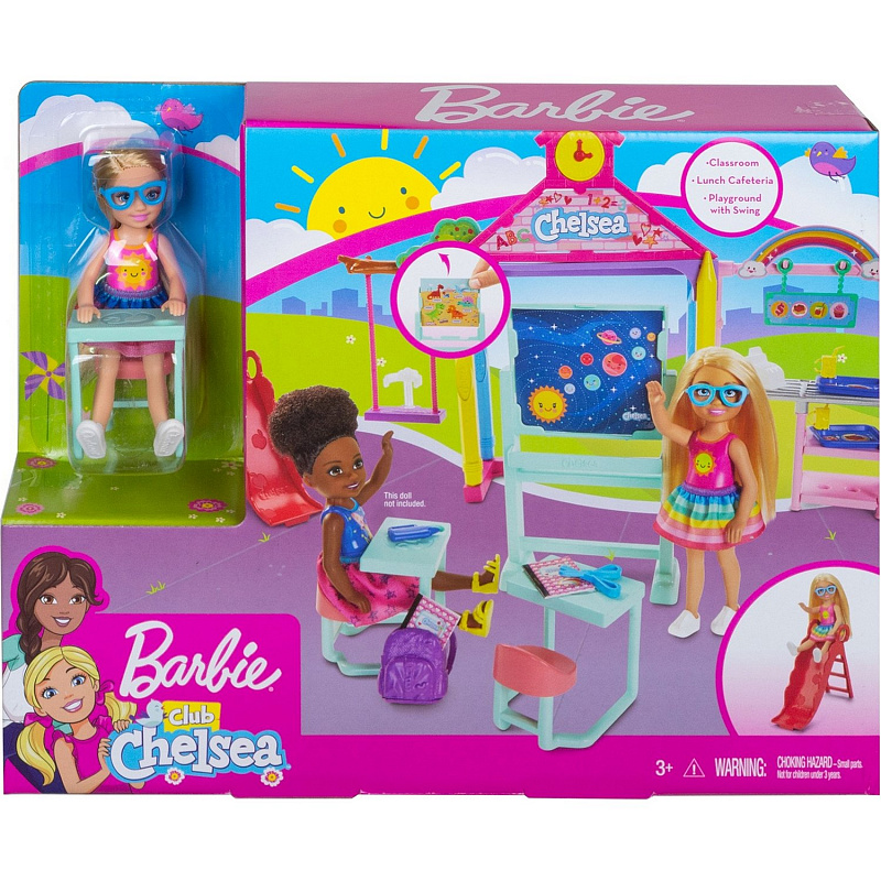 Игровой набор Barbie Челси в школе 