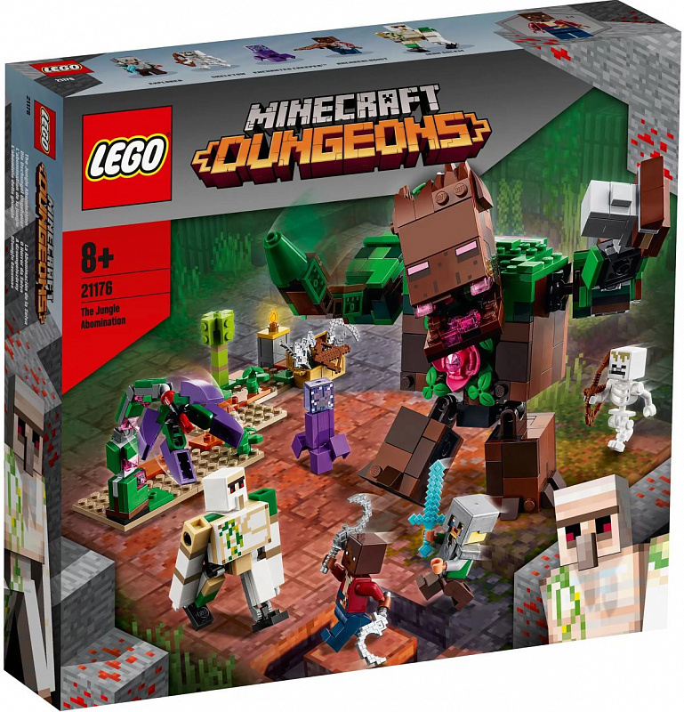 Конструктор LEGO Minecraft Мерзость из джунглей 489 деталей