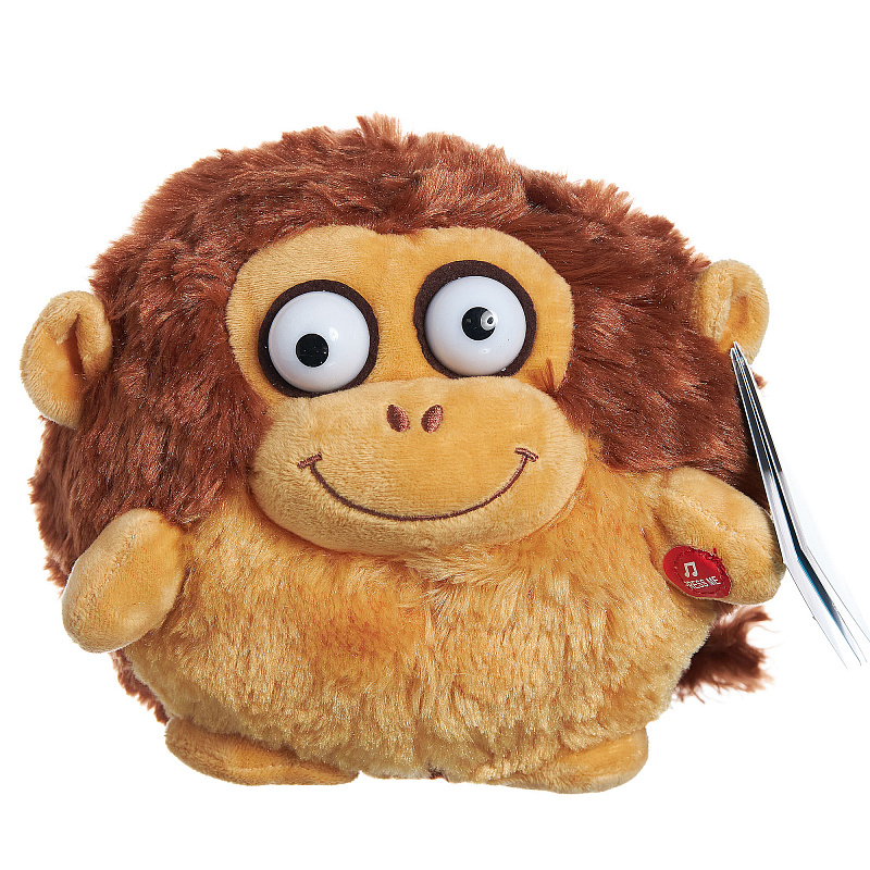 Мягкая интерактивная игрушка Shokid Смеющаяся обезьяна