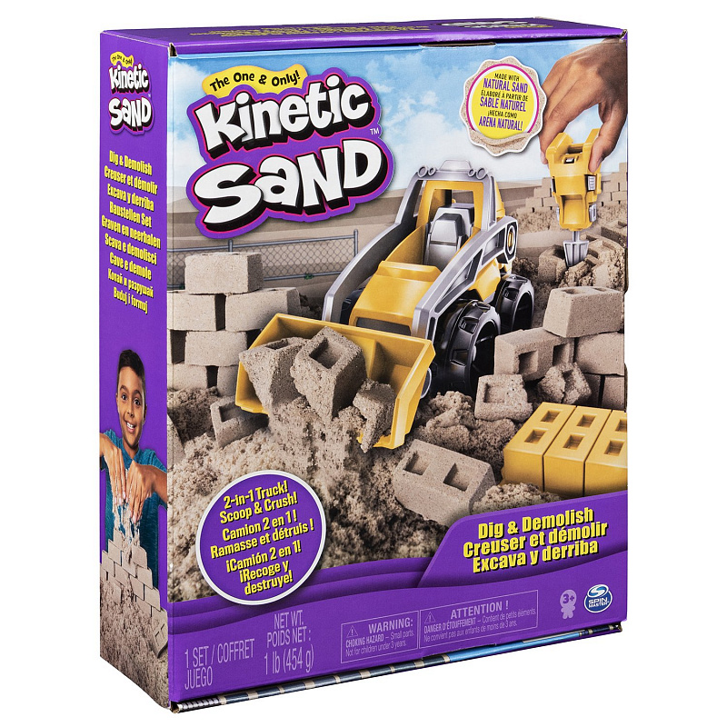 Набор для лепки Kinetic Sand Экскаватор