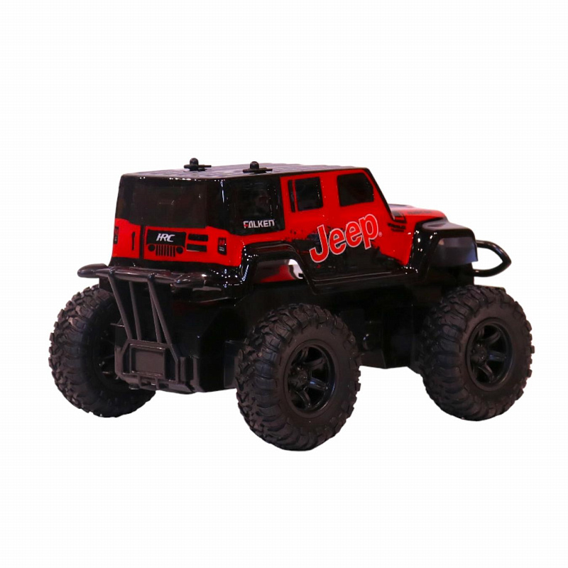 Машина радиоуправляемая Внедорожник HEXXA Jeep Wrangler Rubicon HRC 1:24 красный