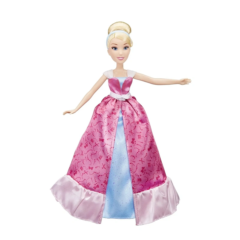 Кукла Золушка в роскошном платье-трансформере Disney Princess Hasbro