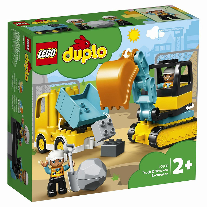 Конструктор LEGO DUPLO Town Грузовик и гусеничный экскаватор