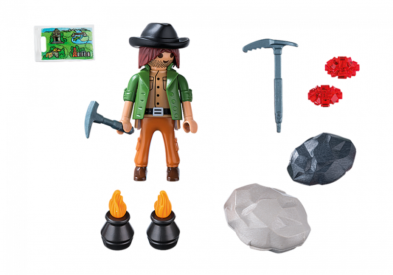 Конструктор Экстра-набор Охотник за драгоценными камнями Playmobil
