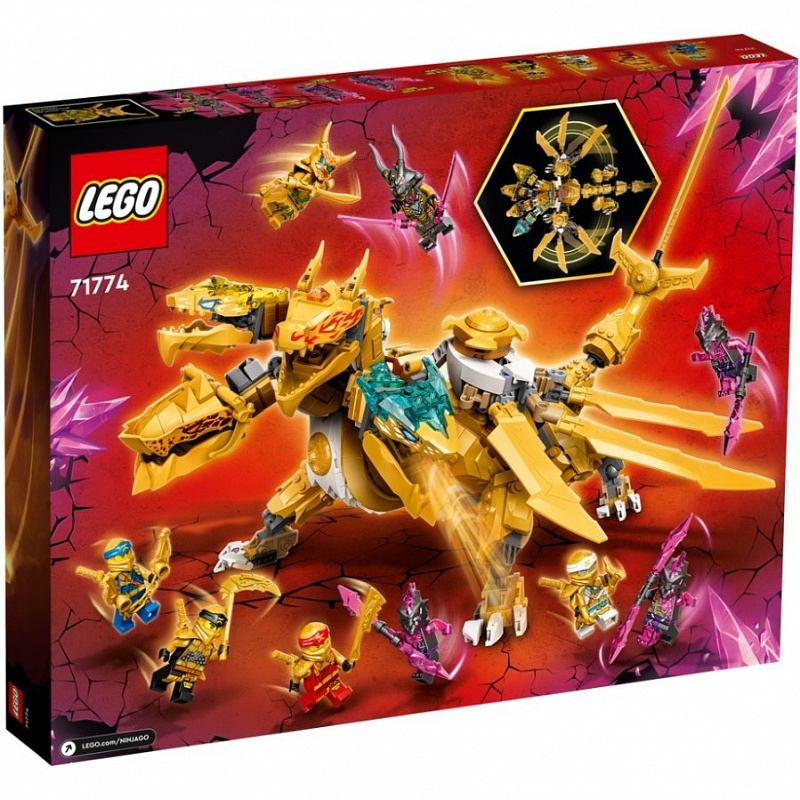 Конструктор LEGO Ninjago Золотой дракон Ллойд Lloyd’s Golden Ultra Dragon 989 деталей