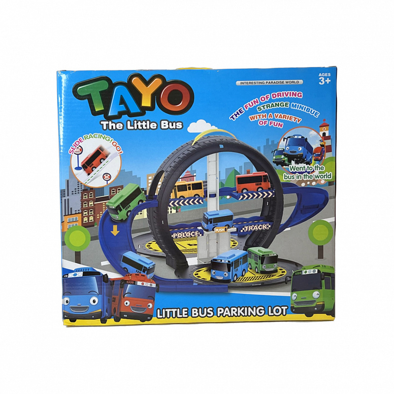 Игровой набор Play Kingdom Парковка Tayo