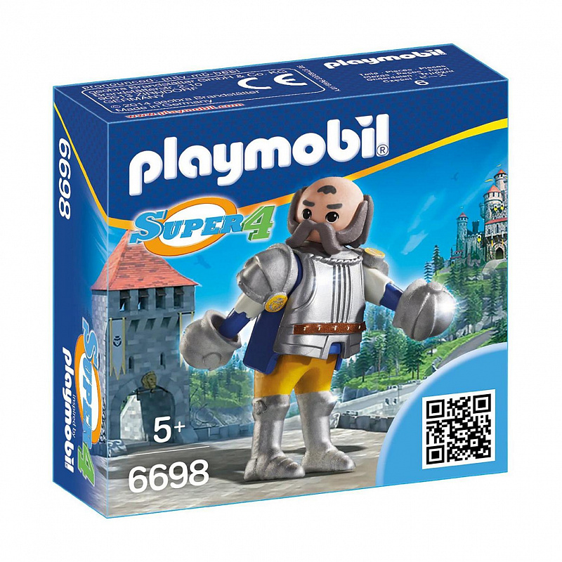 Конструктор Супер4 Королевский страж Сэра Ульфа Playmobil 6 элементов Playmobil