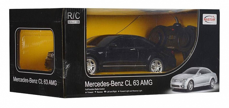 Машина на радиоуправлении 1:24 Mercedes CL63 AMG чёрный