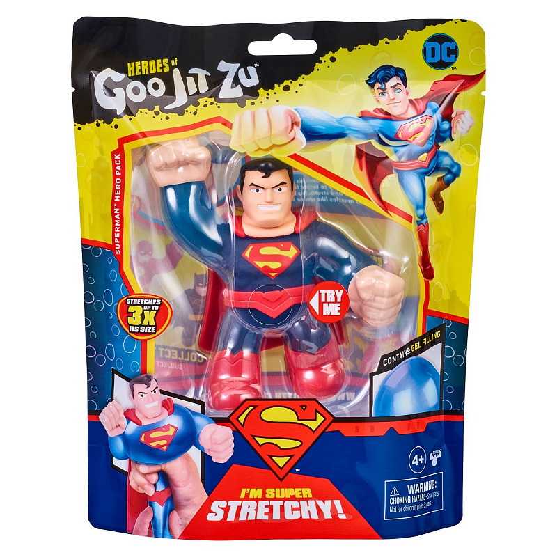 Фигурка GooJitZu Супермен DC тянущаяся