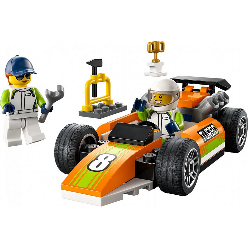 Конструктор LEGO City Гоночный автомобиль 89 деталей