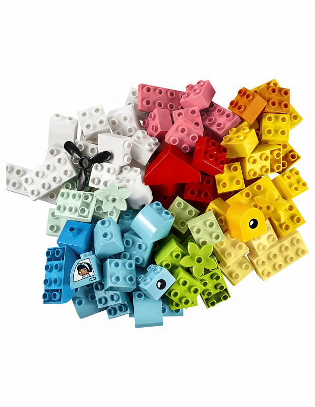 Конструктор LEGO DUPLO Classic Шкатулка-сердечко 80 деталей