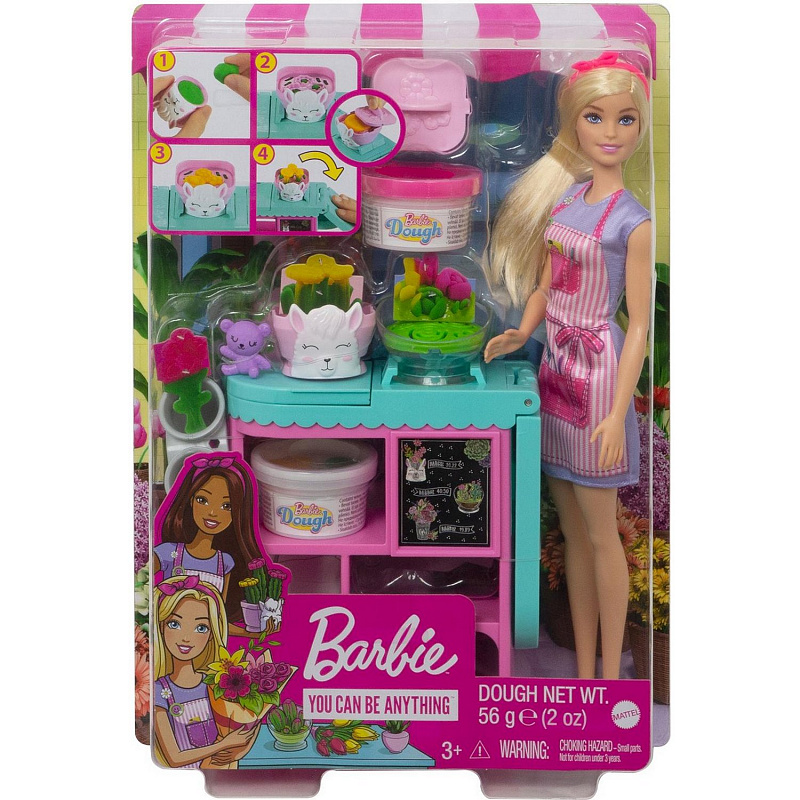 Игровой набор Barbie Цветочный магазин с куклой-флористом