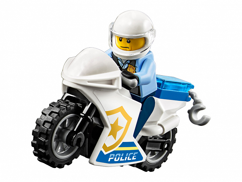 Конструктор LEGO City Police Полицейский вертолетный транспорт