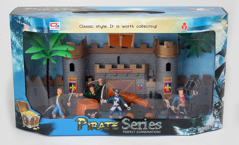 Игровой набор Пиратский замок Pirates серый