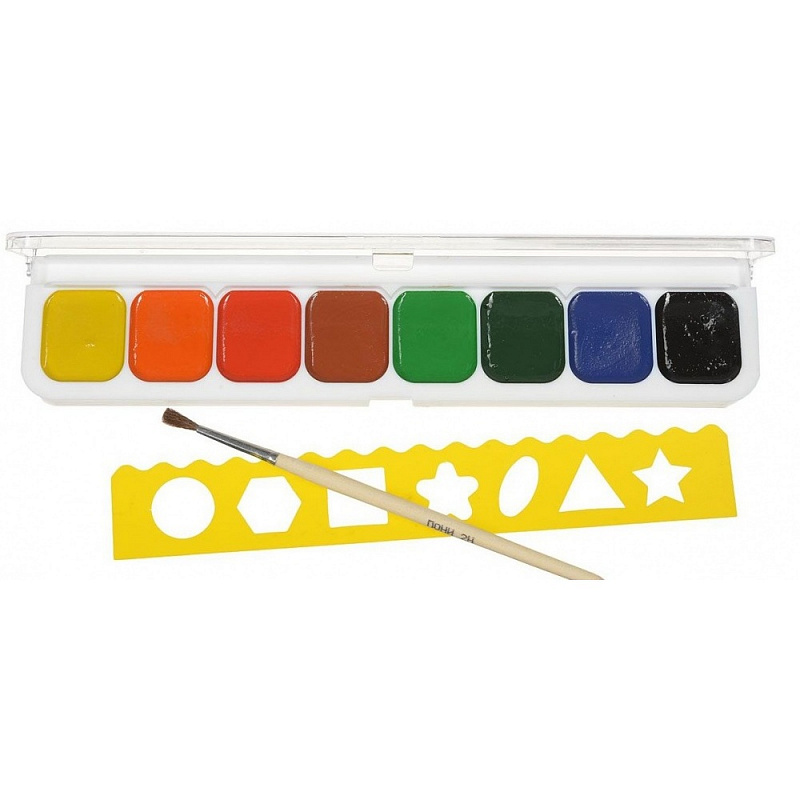 Краски акварельные Play-Doh 8 цветов