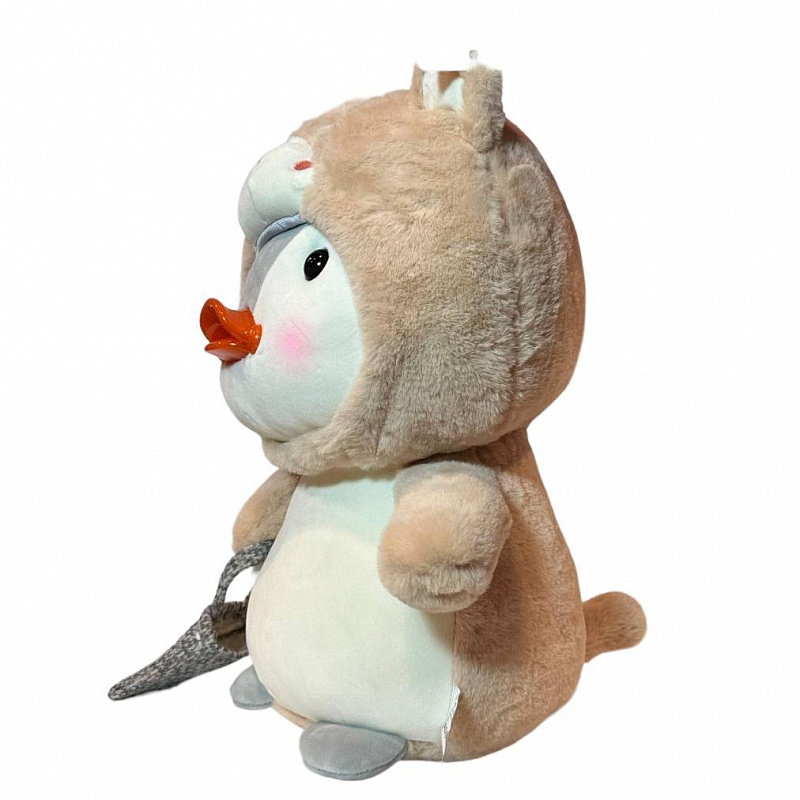 Мягкая игрушка Пингвин в костюме медвежонка Soft Plush 45 см