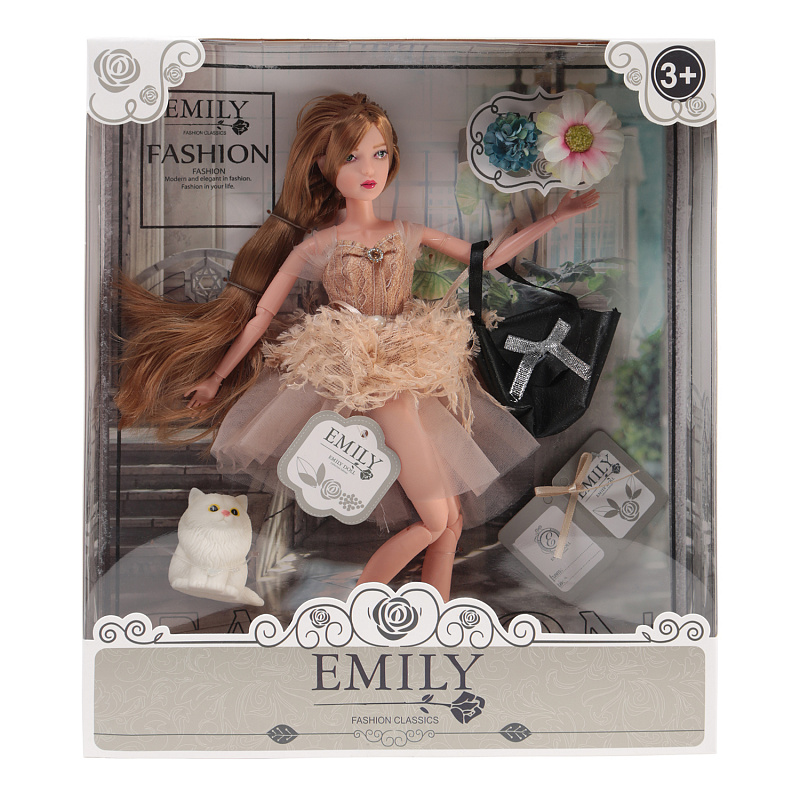 Кукла Эмили в воздушной юбочке коллекция Ванильное небо 28 см