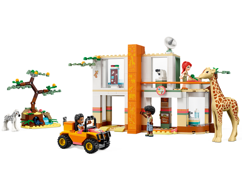 Конструктор LEGO Friends Спасательная станция Мии для диких зверей 41717
