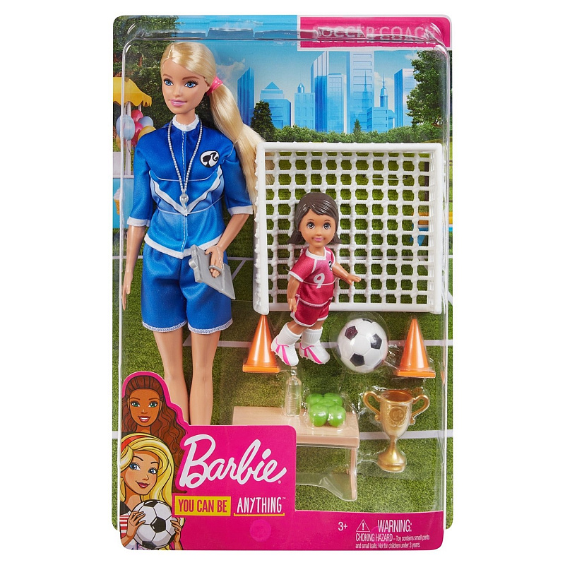 Игровой набор Barbie Футбольный тренер