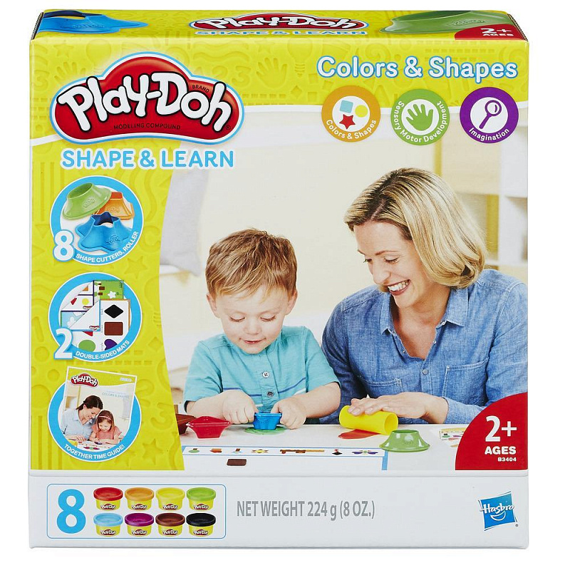 Набор пластилина Цвета и формы Play-Doh