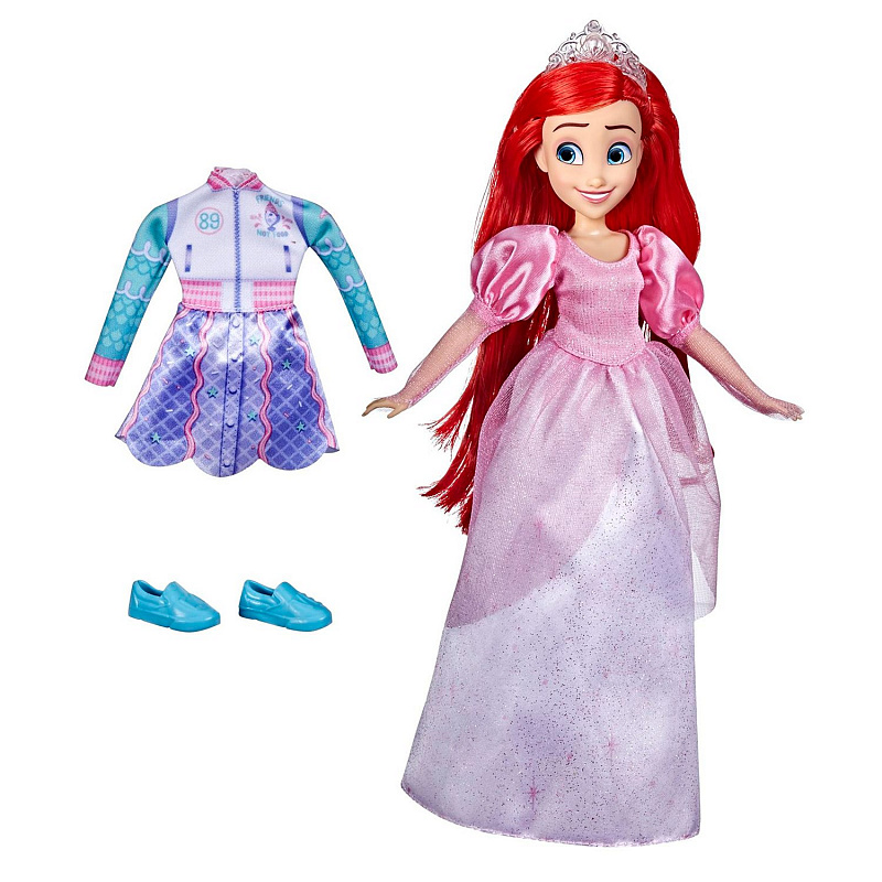 Кукла Disney Princess Disney Комфи Ариэль 2 наряда